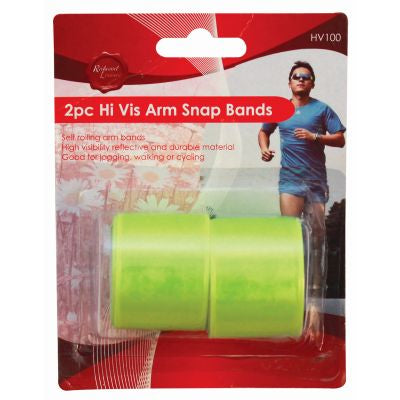 Redwood Leisure Hi-Vis Arm Snap Bands 2 pack