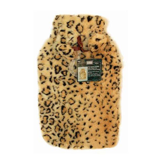 Hot Water Bottle with Faux Fur cover