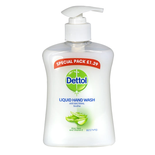 Dettol Antibacterial Hand Wash Aloe Vera & Vitamin E 250ml