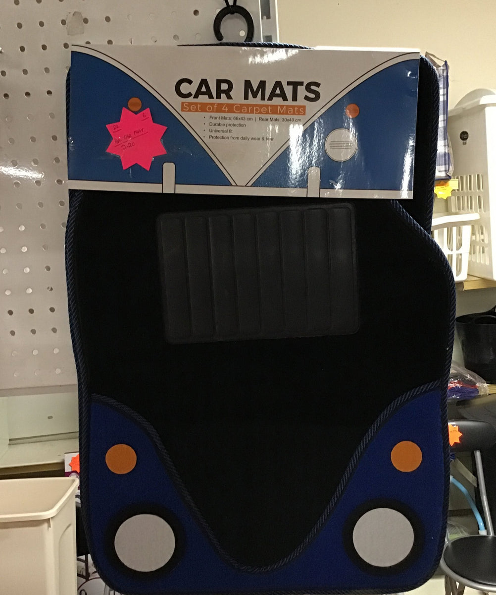 Universal Car Floor Carpet Mats VW Camper Van Design 4 Pieces Wholesale