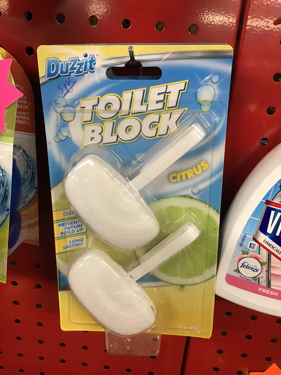 Duzzit Toilet Block 2 In 1 Citrus Wholesale