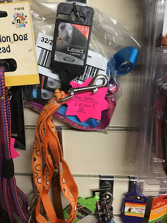 Pawgeous Medium Dog Lead 3 Pack