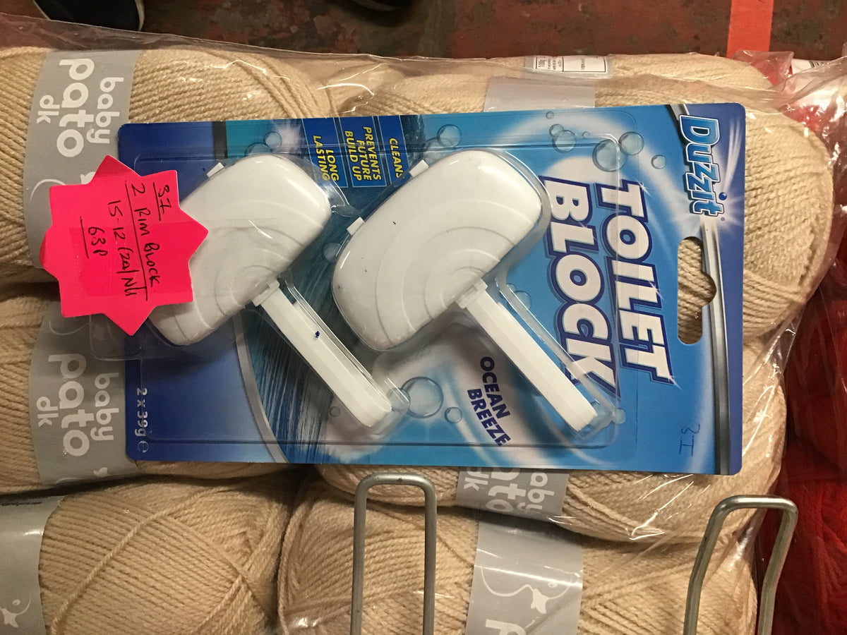 Duzzit Toilet Block 2 In 1 Ocean Breeze Wholesale