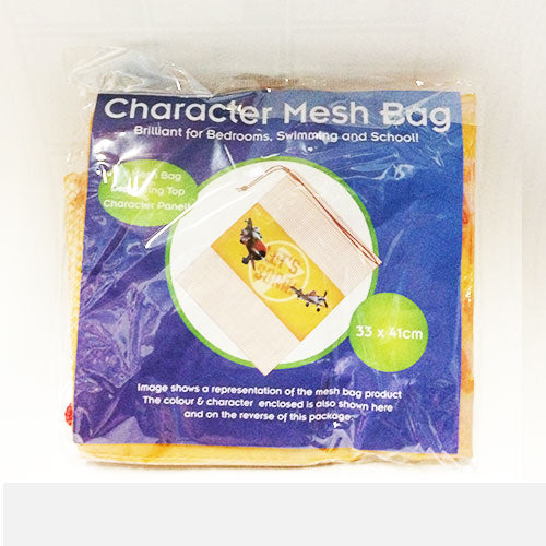 Mesh Gym Pull String Bag Disney Planes