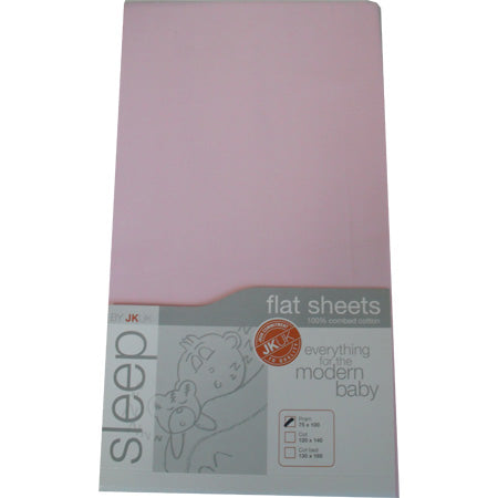JK UK Pram Sheet In Pink 