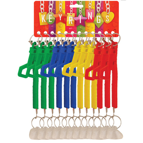 Keychain Spiral with Sucker