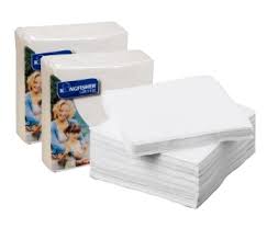 Kingfisher White Napkins 33x33cm 50 Pack