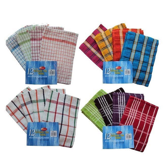 Cotton Checked Kitchen Towel