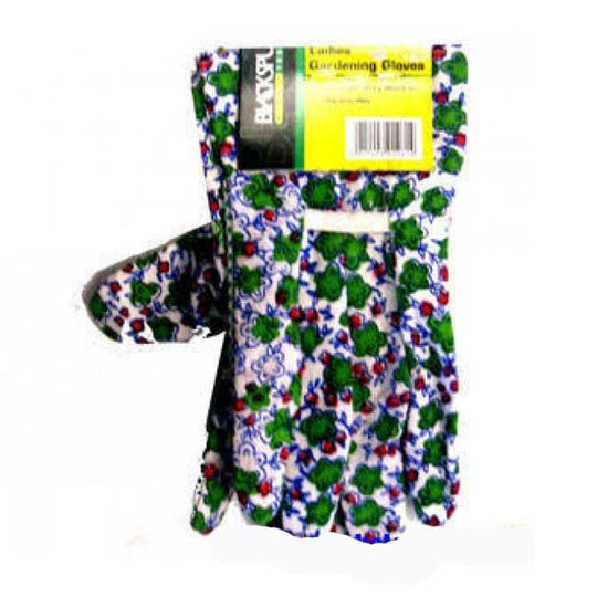 Pair of flower pattern gardening gloves