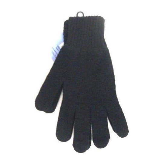 Black Acrylic Gloves Pair