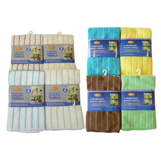 2 pack Microfibre Utility Towels