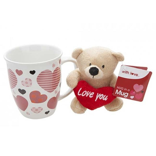 Mug 14oz With Love Plush Bear