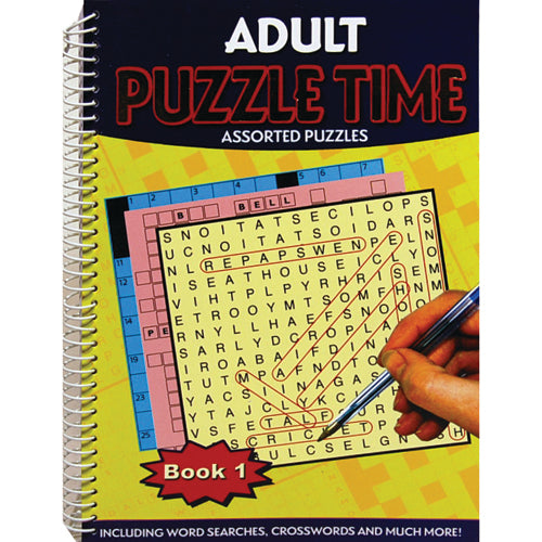 Adult Puzzle Time Book