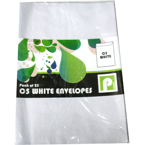 25 white C5 size Self Seal