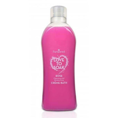 Pampered Crème Bath Moisturising Rose 1 Litre - Case of 9