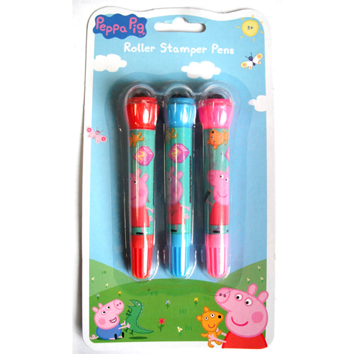 Peppa Pig 3 pack Roller Stamper Pens