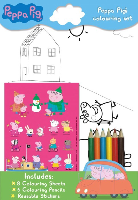 Peppa Pig Colouring Set