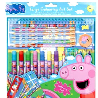 Peppa Pig Large Colouring Art Set