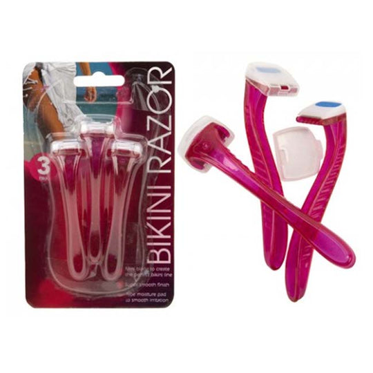 3 Pack Stainless Steel Bikini Razor