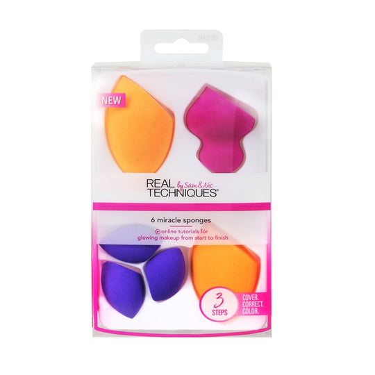 Real Techniques Miracle Sponges 6 Pack