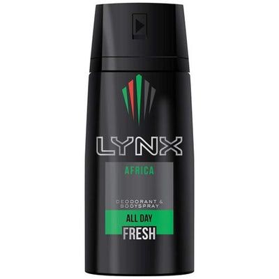 Lynx Deodorant Body Spray Africa 150ml - Case of 6