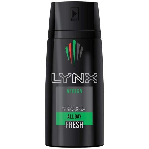 Lynx Deodorant Body Spray Africa 150ml - Case of 6