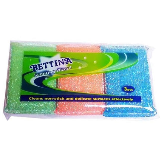 Bettina Premium Scouring Wizard 3 Pack - Case of 12