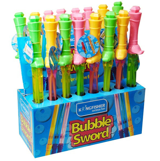 Kingfisher Bubble Toy Sword 36cm - Case of 24