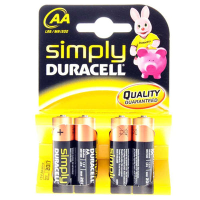 Duracell Simply AA 4pk
