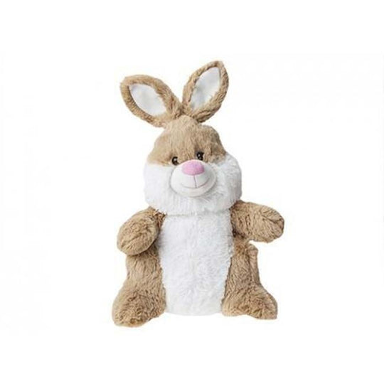 Cream and White 14" Sitting Bunny Rabbit