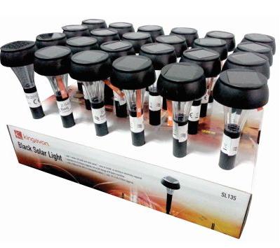 Kingavon Single Black Solar Light