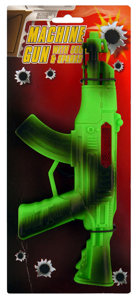 Machine gun with light and sound