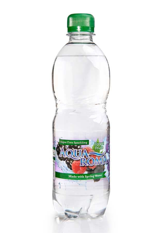 AquaRoma Forest Fruits Sparkling 500ml Water Wholesale