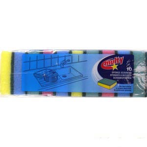 Multy Sponge Scourers 10 Pack