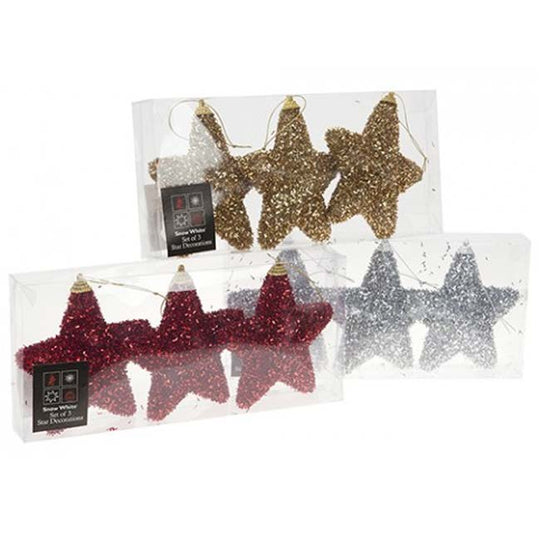 Fleck Covered Star Hanging Decoration