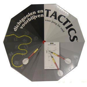Tactics dart board, darts & scorecard game