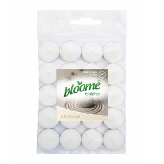 Bloome White Tea Lights 20 Pack