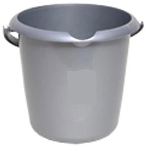 Bucket with Handle & Spout 13 Litre Silver