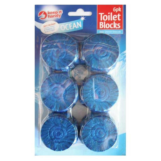 Keep it Handy Toilet Blocks Ocean 6 Pack
