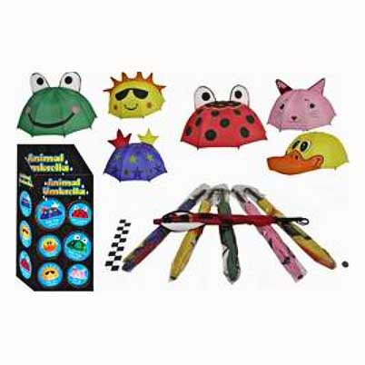 Kids Animal Design Umbrella 19”