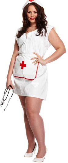 Dress Up Nurse Costume in Plus size