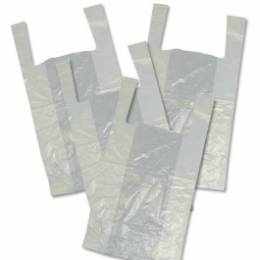 Vest Carrier Bags Takeaway White - Case of 2000