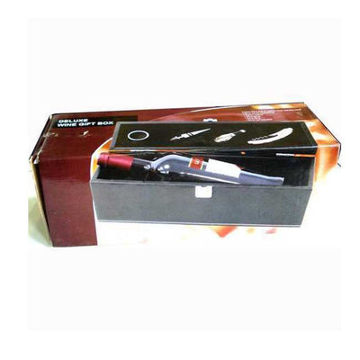 PU Leather Wine Bottle Box & Accessories 