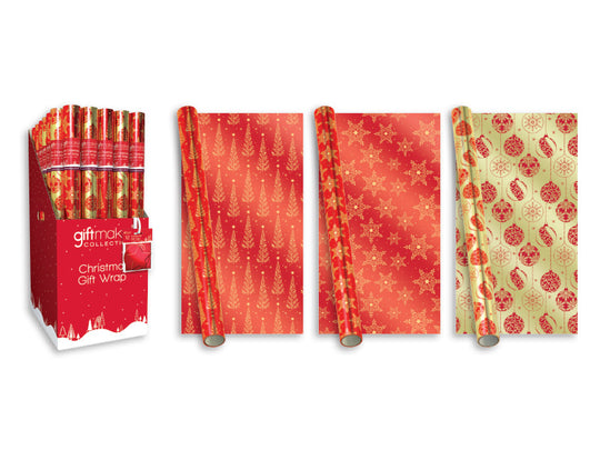2 Metre Foil Rich Delights Wrapping Paper