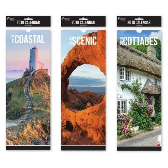 2018 Scenic Slimline Calendar