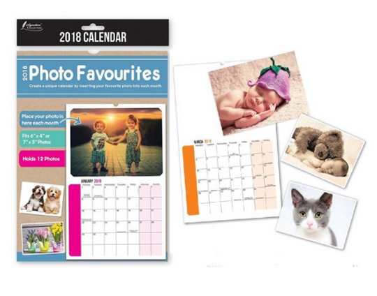 2018 Photo Favourites Calendar